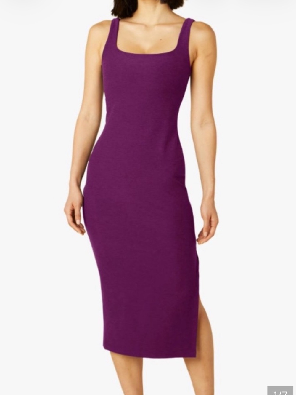Beyond Yoga Spacedye™
Icon Midi Dress in Aubee
Sleeveless Square-Neck Midi Dres
